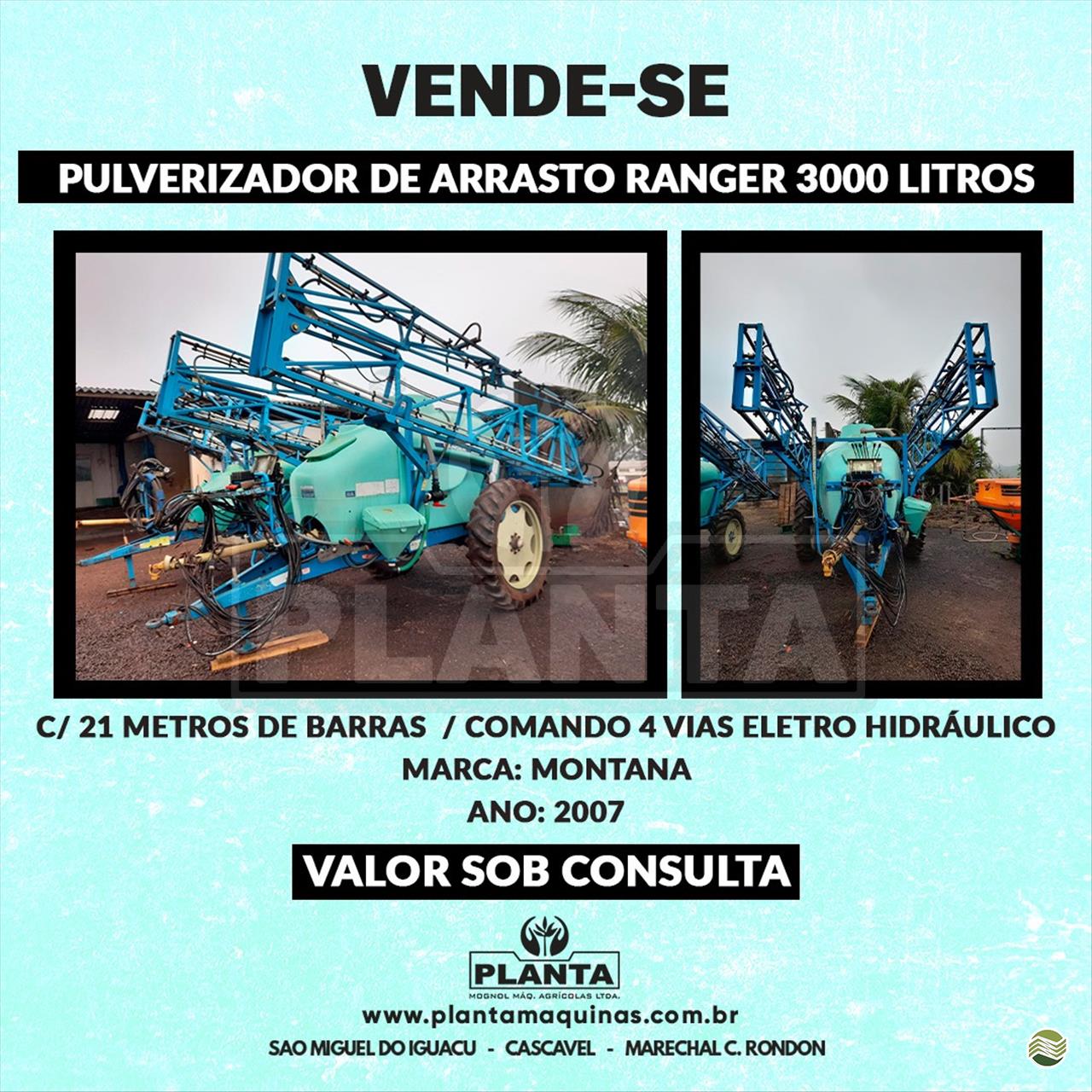 PULVERIZADOR MONTANA RANGER Arrasto Planta Máquinas - Kuhn CASCAVEL PARANÁ PR